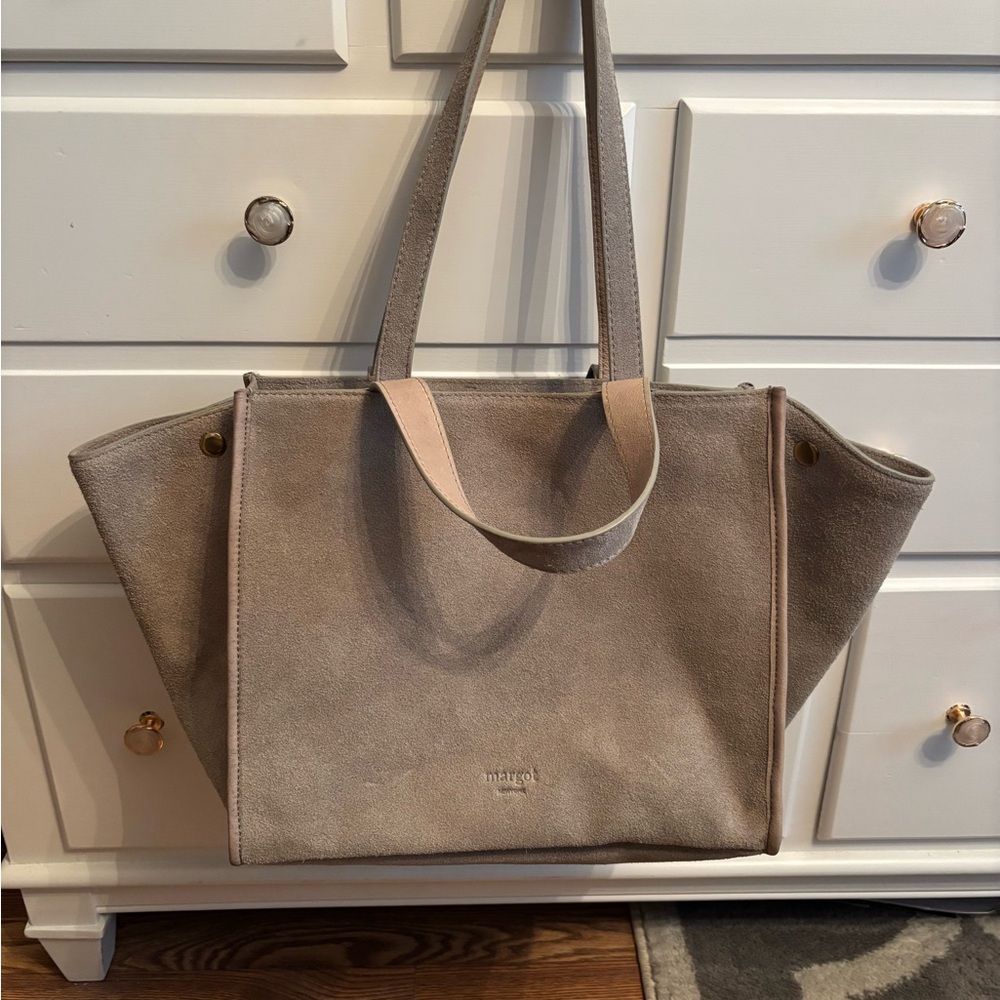 MARGOT NEW YORK Viral Suede Tote